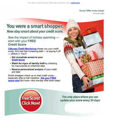 cyber monday email campaign example